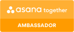 Asana together yellow badge