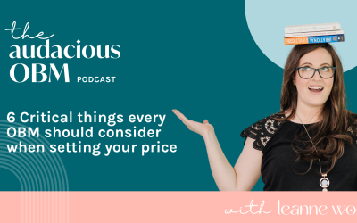 6 Critical things every OBM should consider when setting your price
